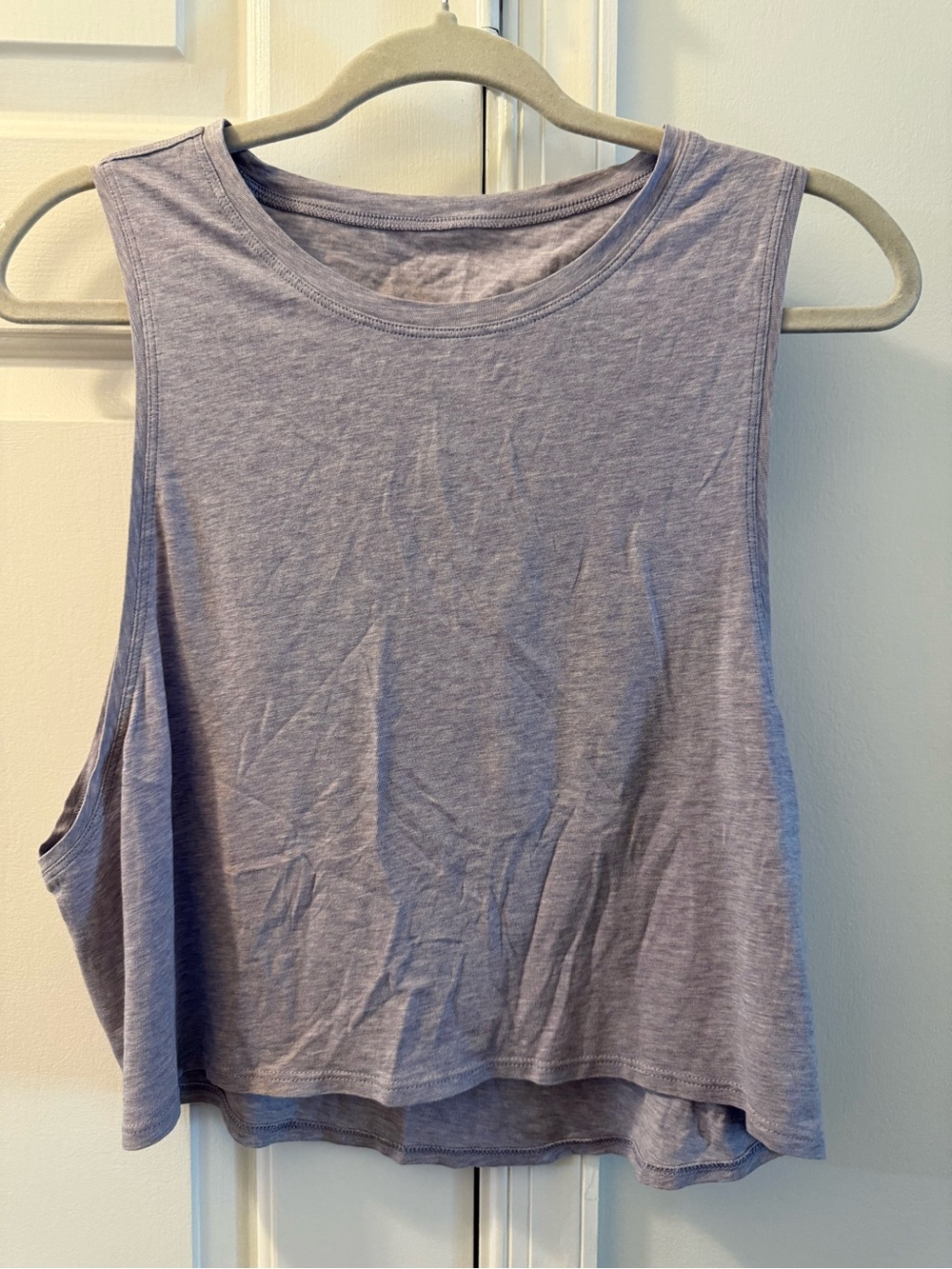 lululemon athletica Lavender Sleeveless Crop Tank